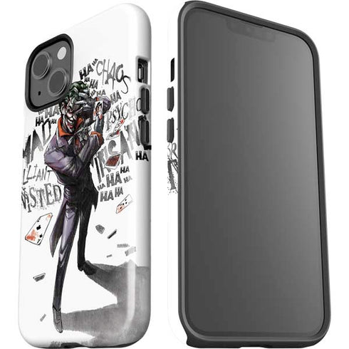 DC Comics The Joker Brilliantly Twisted iPhone 15 Impact Case